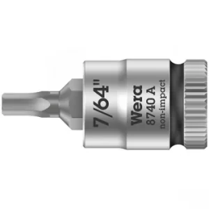 Wera 05003382001 8740 A Zyklop In-Hex 1/4" Bit-Socket 7/64" x 28mm