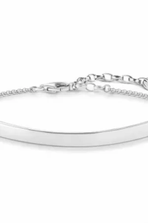 Ladies Thomas Sabo Sterling Silver Love Bridge Bracelet Nazars Eye LBA0101-051-14-L19V