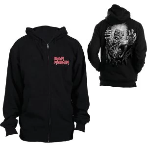 Iron Maiden - No Prayer Unisex X-Large Zipped Hoodie - Black