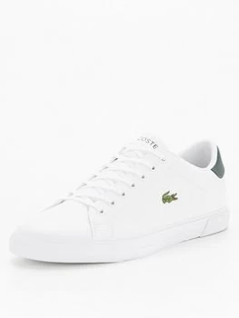 Lacoste Lerond Plus 0121 1 CMA Trainers - White/Green, Size 7, Men