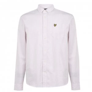 Lyle and Scott Lyle Long Sleeve Shirt - Strawberry Z582