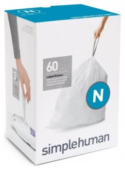 simplehuman Bin Liner Code N 3 x 20 Pack 60 Liners