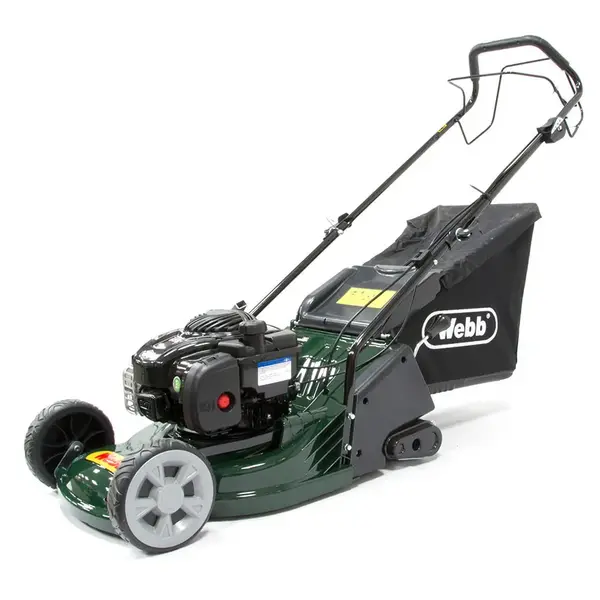 Webb RR17SP 43cm ABS Deck Rear Roller Rotary Petrol Lawnmower