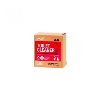 PVA Toilet Cleaner Sachets 1 Litre Pack of 12 PVAA8-12