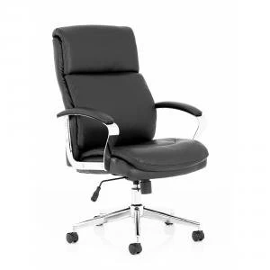 Trexus Tunis Executive Chair Bonded Leather Black Ref EX000210