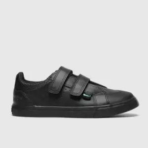 Kickers Black Tovni Twin Toddler Shoes