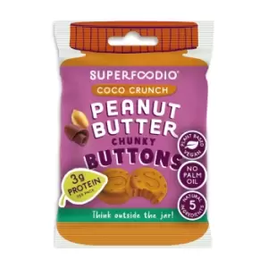 Superfoodio Coco Crunch Peanut Butter Buttons 20g