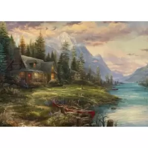 Thomas Kinkade: A Father's Perfect Day Jigsaw Puzzle - 1000 Pieces