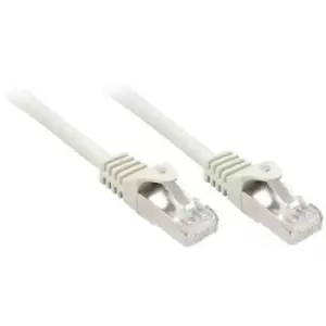 LINDY 48399 RJ45 Network cable, patch cable CAT 5e F/UTP 5m Grey 50 pc(s)