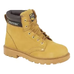 Grafters Mens Apprentice 6 Eye Safety Toe Cap Boots (10 UK) (Honey)
