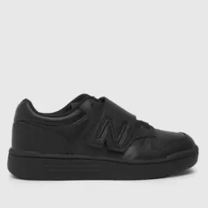 New Balance Black 480 v Junior Trainers