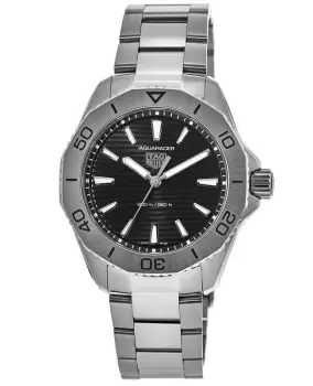 Tag Heuer Aquaracer Quartz Black Dial Steel Mens Watch WBP1110.BA0627 WBP1110.BA0627