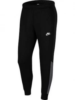 Nike Sportswear Colourblock Pants - Black, Size L, Men