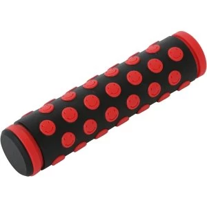 ETC Smiley Face Grips 125mm Black/Red