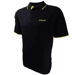 Stanley Texas Work Polo Shirt Extra Large - Black