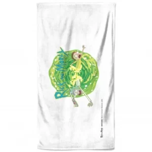 Rick and Morty Portal Bath Towel