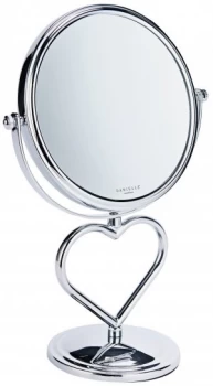 Danielle Creations Chrome Heart Stem Vanity Mirror