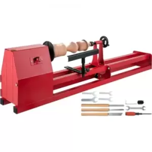 VEVOR Benchtop Wood Turning Lathe 14" × 40" 400W 4-Speed Home Workshop Machine