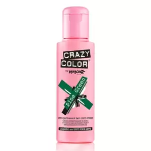 Crazy Color Semi Permanent Hair Colour Cream - Pine Green 100ml