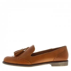 Firetrap Tassel Ladies Loafers - Tan