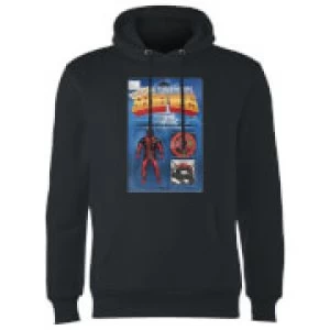 Marvel Deadpool Secret Wars Action Figure Hoodie - Black