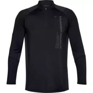 Under Armour Mk-1 Graphic Zip Top Mens - Black