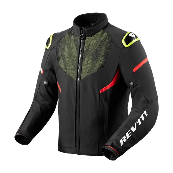 REV'IT! Hyperspeed 2 H2O Jacket Black Neon Yellow Size XL