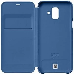 Samsung Wallet Cover Booklet Samsung Galaxy A6 (2018) Blue