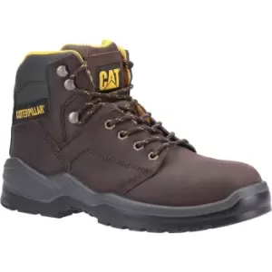 Caterpillar Mens Striver Lace Up Injected Leather Safety Boot (10 UK) (Brown)