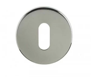 LocksOnline Blank Stainless Steel Standard Keyhole Escutcheon