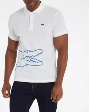 Lacoste Short Sleeve Big Croc Polo