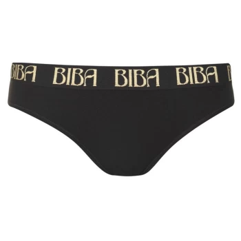 Biba Soft Cotton Briefs - Black