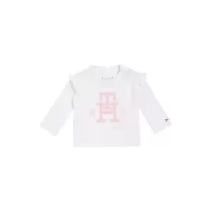 Tommy Hilfiger Baby Monogram Tee L/S - White