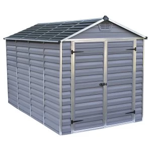 Palram SkyLight Shed 6 x 10- Dark Grey