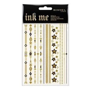 Rimmel Ink Me Up Tattoos Gold and Black Multi