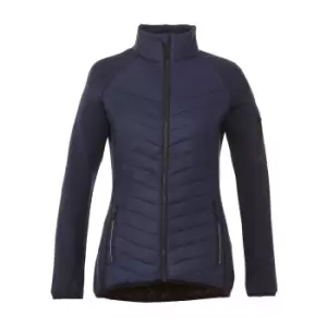 Elevate Womens/Ladies Banff Hybrid Insulated Jacket (XL) (Navy)