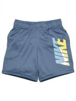 Nike Younger Boys Performance Shorts - Grey, Size 4-5 Years