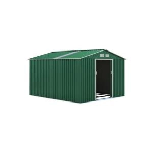 Oxford Shed Green 9.1ft x 10.5ft - Garden & Outdoor