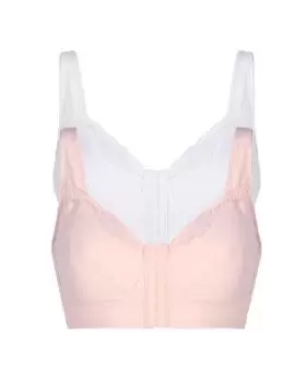 2 Pack Macy Front Fasten Bras