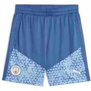 Puma Manchester City Training Shorts 2023 2024 Adults - Blue