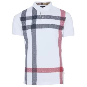 Barbour Mens Blaine Polo White Large