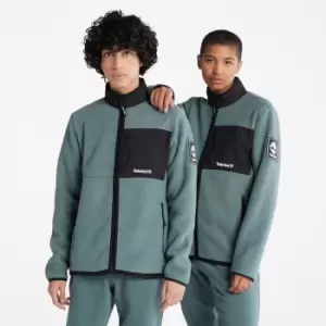Timberland All Gender Outdoor Archive Fleece Jacket In Green Green Men, Size S
