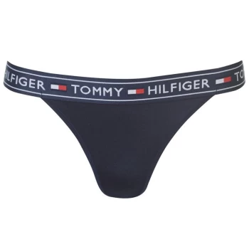 Tommy Bodywear Tommy Logo Stripe Bikini Briefs - Blue