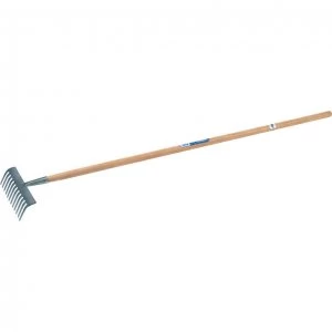 Draper Carbon Steel Garden Rake Ash Handle