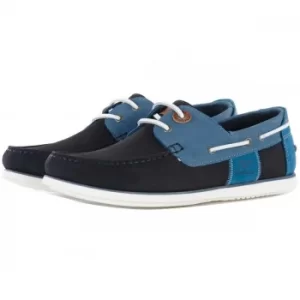 Barbour Mens Capstan Boat Shoe Double Blue 8