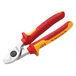 Knipex VDE Cable Shears with Return Spring 165mm