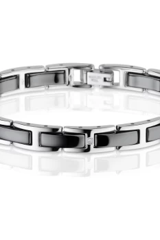 Bering Ceramic Pearl & Link Bracelet 612-16-185