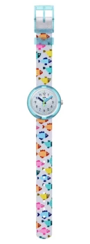 Flik Flak Fishtastic Sea Treasures White Recycled PET Watch