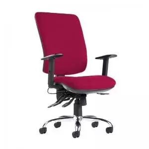 Senza ergo 24hr ergonomic asynchro task chair - Diablo Pink