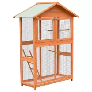 Vidaxl Bird Cage Solid Pine & Fir Wood 120X60X168 Cm